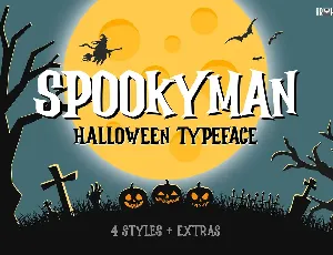 Spookyman font