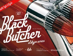 Black Butcher font