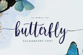 Butterfly font