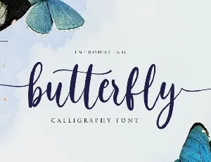 Butterfly font