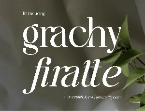 Grachy Firatte font