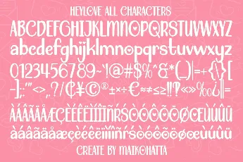 HEYLOVE font