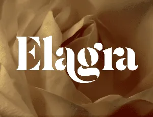 Elagra font