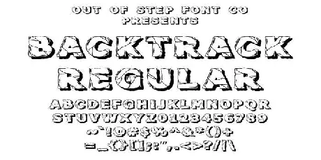 Backtrack font