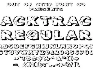 Backtrack font