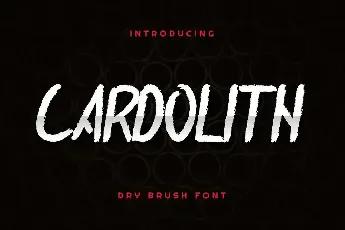 Cardolith Demo font