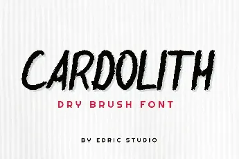 Cardolith Demo font