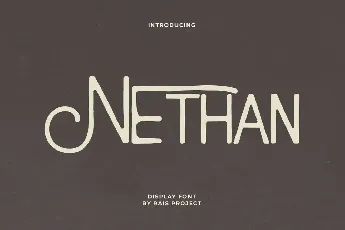 Nethan Demo font