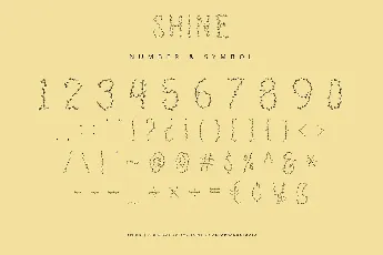 Shine font