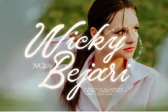 NCL Wicky Bejari font