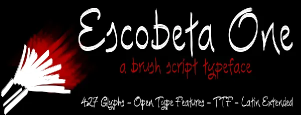 Escobeta One font