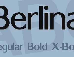 Berlina font