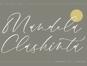 Mandela Clashinta font