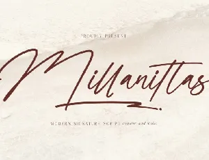 Millanittas font