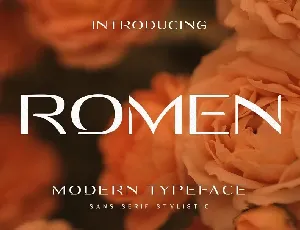 Romen font