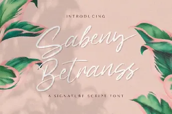 Sabeny Betranss Script font