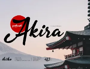 Akira font