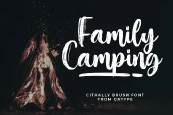 Cithally Brush font