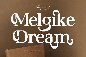 Melgike Dream font