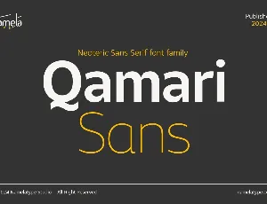 Qamari Sans DEMO font