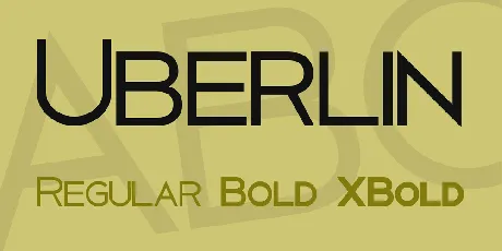 Uberlin font