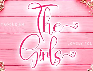 The Girls font