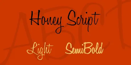 Honey Script font