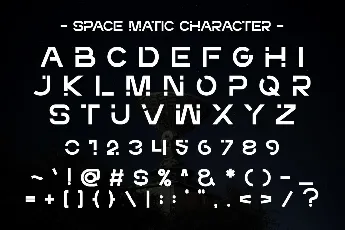 Space Matic font