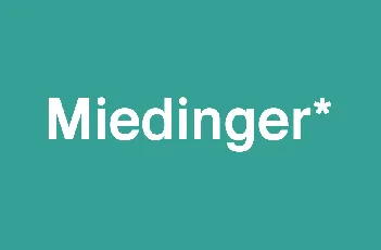 Miedinger font