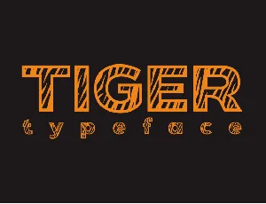 Tiger font