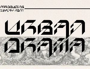 Urban Drama Demo font