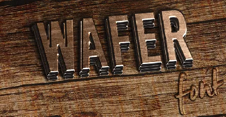 Wafer font