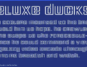 Deluxe Ducks font