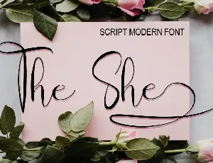 The She font