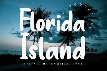 Florida Island Display font