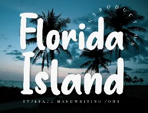 Florida Island Display font