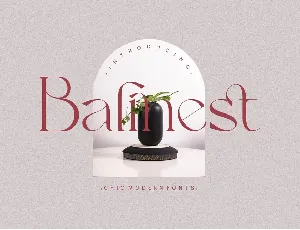 Balinest font