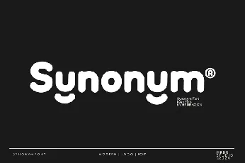 Synonym font