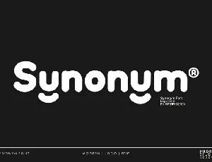 Synonym font