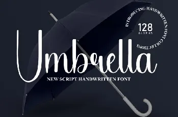 Umbrella Handwritten Typeface font