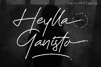 Heylla Ganisto font