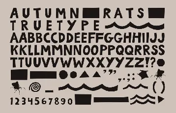 Autumn Rats font