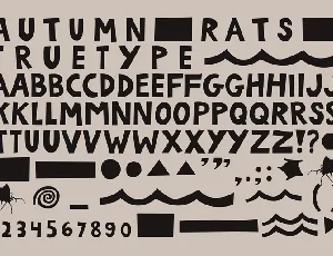 Autumn Rats font