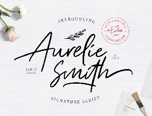 Aurelie Smith font