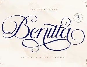 Benitta font