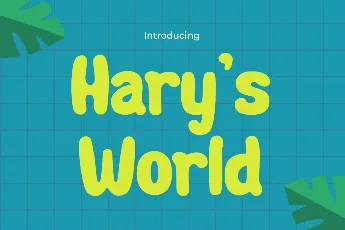 Harys-World font