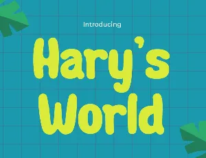 Harys-World font
