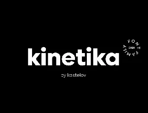 Kinetika font