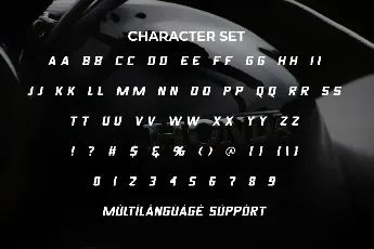 BikerCrisisDemo font