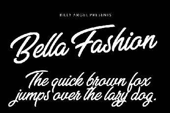 Bella Fashion Free Download font